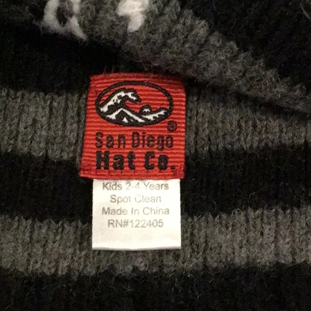 Authentic San Diego Hat Co. toddler boys skull cap hat age 2-4 yrs